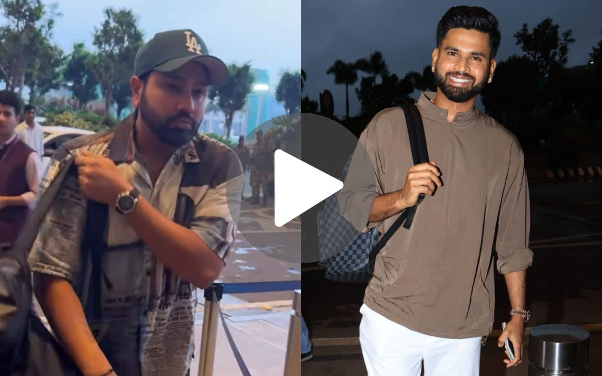 Captain Rohit Sharma, Shreyas Iyer Leave For SL To Join IND Squad Ahead Of ODIs | Watch